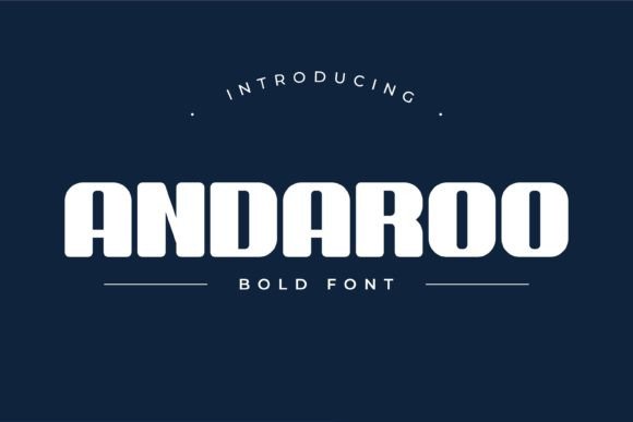 Andaroo Bold: The Typeface That Commands the Room