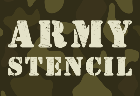 Army Stencil: Unlocking Bold, Gritty Visual Identity