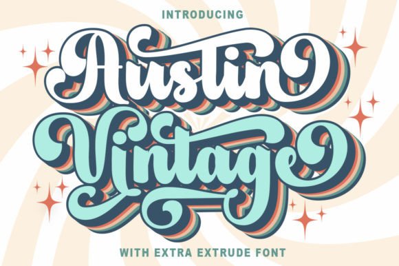 Austin Vintage: A Display Font with Retro Soul