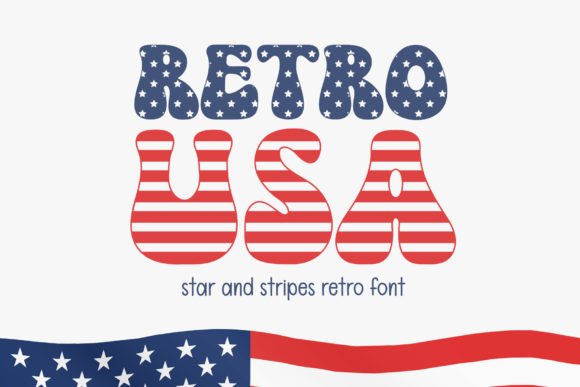 Celebrate American Heritage: The Retro USA Typeface