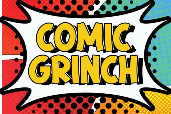 Comic Grinch: The Playful Display Font for Joyful Designs