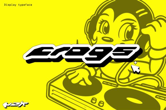 Embrace the Y2K Spirit with the Frogs Font