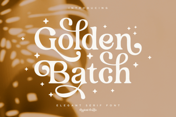 Golden Batch: The Elegant Serif Font for Timeless Design