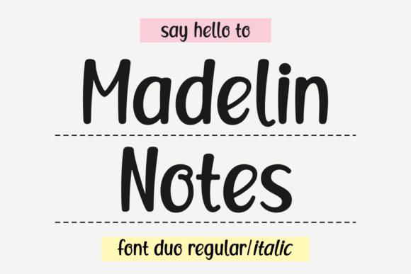 Madelin Notes: Infusing Projects with Handwritten Charm