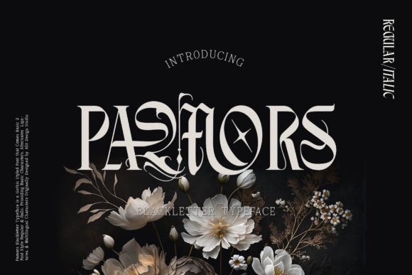 Pamors Typeface: Bold Blackletter for Modern Impact