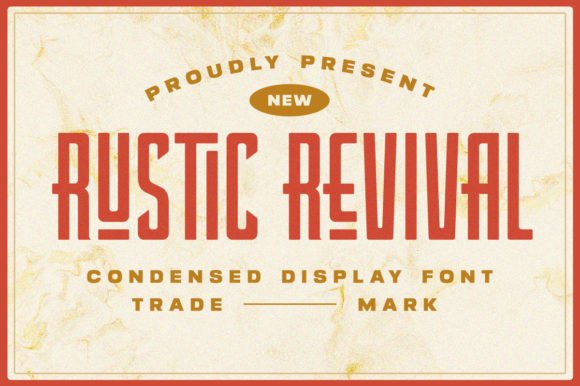 Rustic Revival: A Creative Font for Timeless Design