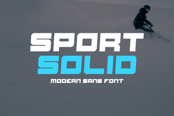 Sport Solid: A Modern Typeface for Athletic Branding
