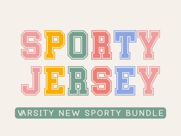 Sporty Varsity: Bold College Lettering for Modern Branding
