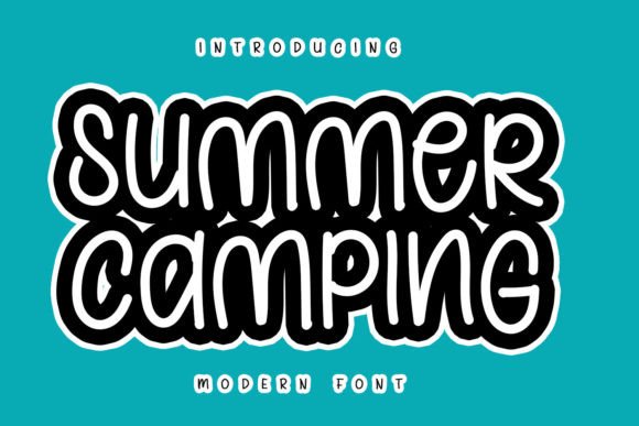Summer Camping: The Fresh Typeface for Modern Design Projects