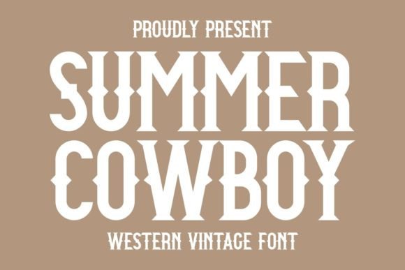 Summer Cowboy: The Western Font for Modern Design