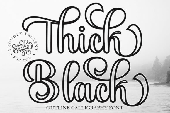 Thick Black Outline Otf: A Guide to Elegant Branding